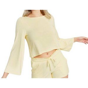 JENNI Style Not Size Long Sleeve RIBBED Lounge Top 2X (245)